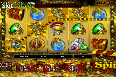 Скрин3. Treasure Room слот