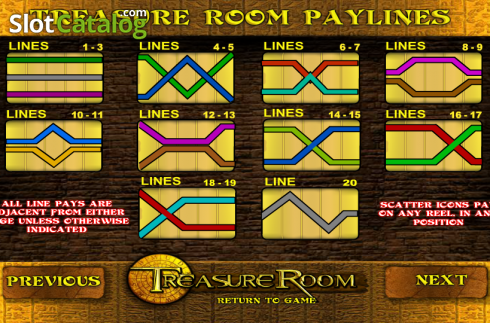 Скрин8. Treasure Room слот