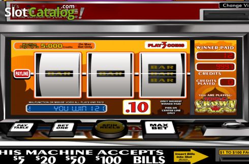 Скрин4. Triple Crown (Betsoft) слот