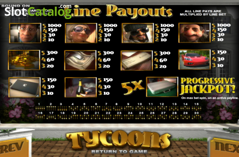 Скрин4. Tycoons слот