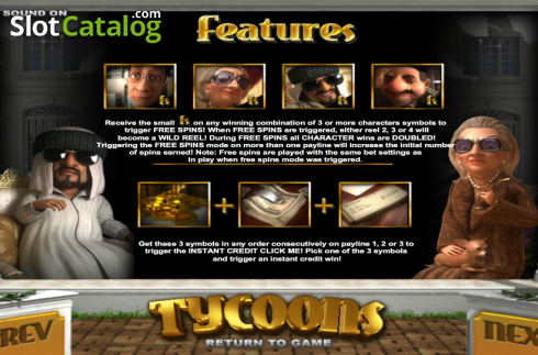 Скрин5. Tycoons слот