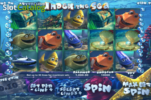 Скрин2. Under the Sea (Betsoft) слот