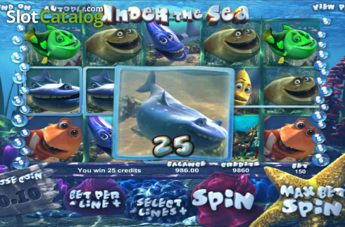Скрин3. Under the Sea (Betsoft) слот