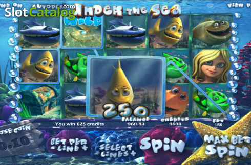 Скрин4. Under the Sea (Betsoft) слот