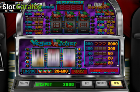 Скрин2. Vegas Joker (Betsoft) слот