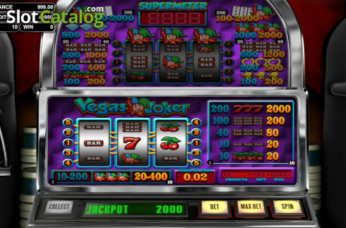 Скрин3. Vegas Joker (Betsoft) слот