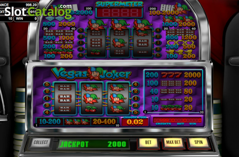 Скрин5. Vegas Joker (Betsoft) слот