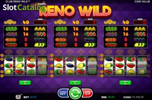 Скрин3. Club Reno Wild слот