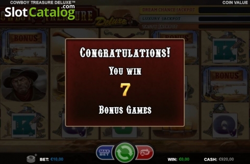Скрин8. Cowboy Treasure Deluxe слот