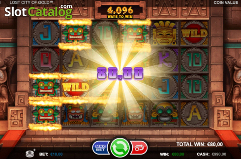 Скрин3. Lost City of Gold (Betsson Group) слот