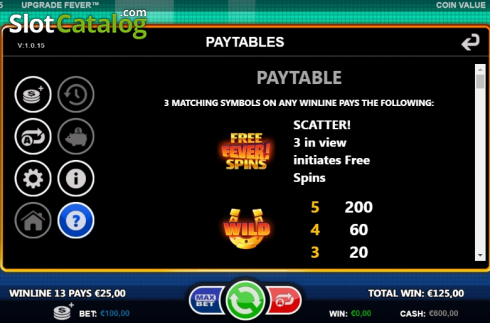 Скрин7. Upgrade Fever слот