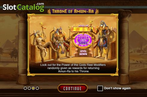 Скрин2. Throne of Amun-Ra слот