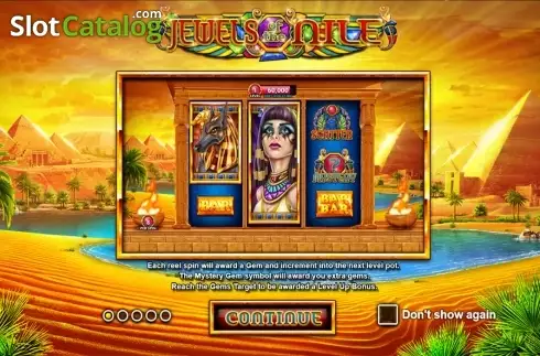 Скрин2. Jewels of the Nile (Slot Factory) слот