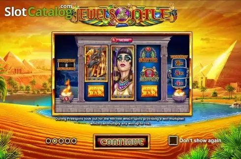 Скрин3. Jewels of the Nile (Slot Factory) слот