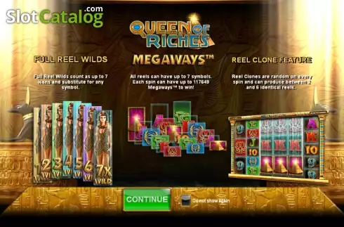 Скрин2. Queen of Riches слот