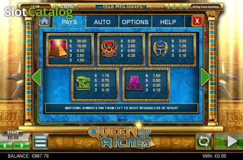 Скрин7. Queen of Riches слот
