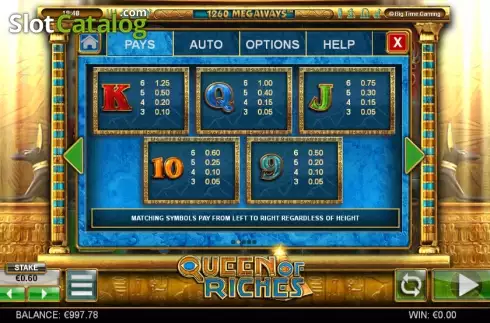 Скрин8. Queen of Riches слот