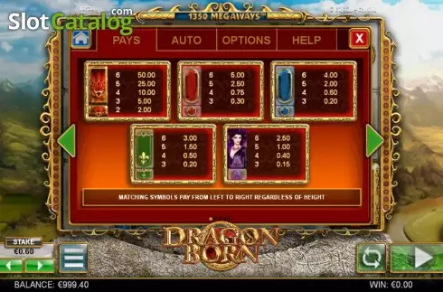 Скрин6. Dragon Born слот