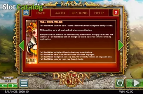 Скрин8. Dragon Born слот