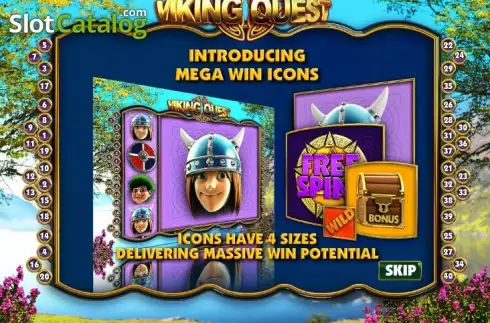 Скрин2. Viking Quest слот
