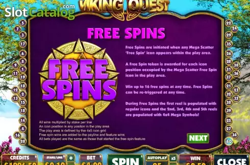 Скрин7. Viking Quest слот