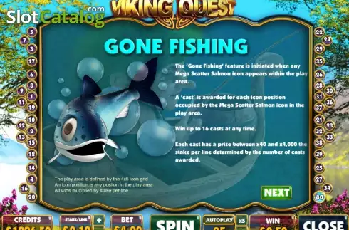 Скрин8. Viking Quest слот