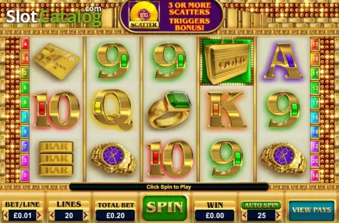 Скрин2. Gold (Big Time Gaming) слот