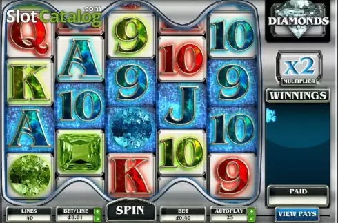 Скрин2. Diamonds (BTG) слот