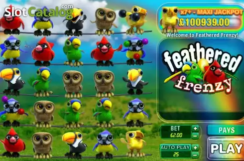 Скрин2. Feathered Frenzy слот