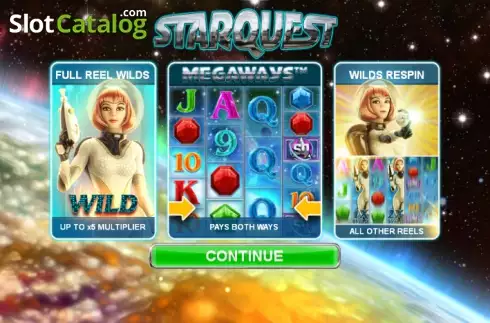 Скрин2. StarQuest слот