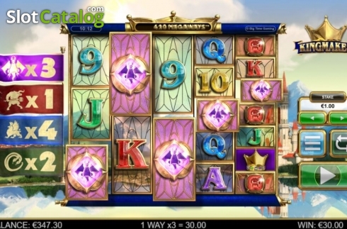 Скрин3. Kingmaker (Big Time Gaming) слот