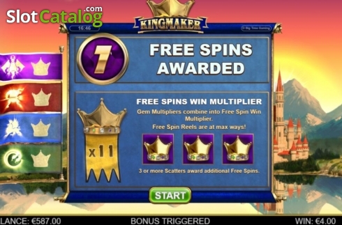 Скрин4. Kingmaker (Big Time Gaming) слот