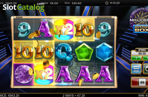 Скрин8. Who Wants to Be a Millionaire Mystery Box слот