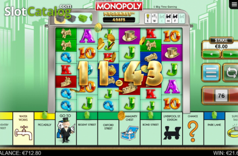 Скрин7. Monopoly Megaways слот