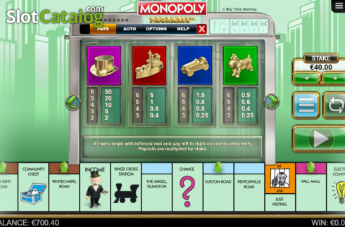 Скрин9. Monopoly Megaways слот