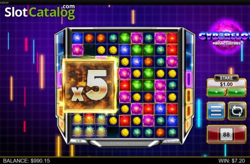 Скрин4. Cyberslot Megaclusters слот