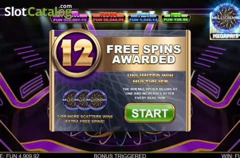 Скрин8. Who Wants To Be A Millionaire Megapays слот