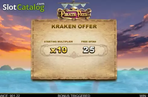 Скрин9. Pirate Pays Megaways слот