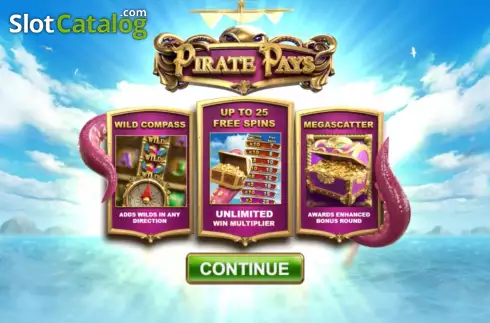 Скрин2. Pirate Pays Megaways слот