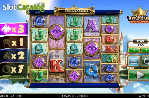 Скрин4. Kingmaker Fully Loaded Megaways слот