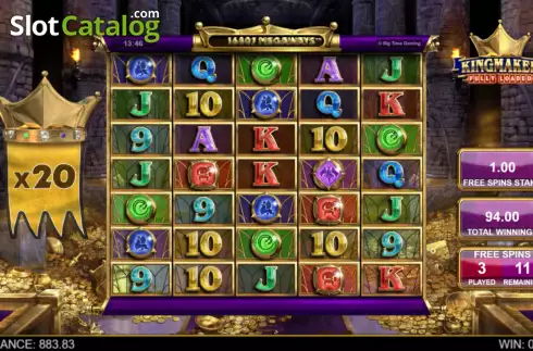 Скрин8. Kingmaker Fully Loaded Megaways слот