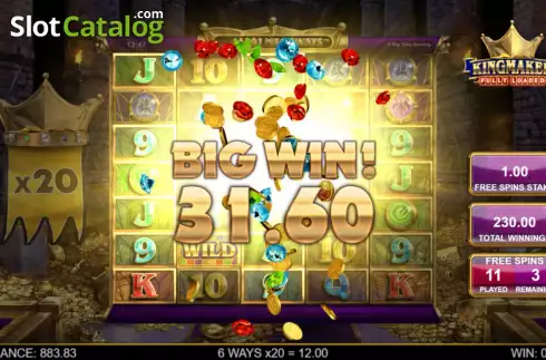 Скрин9. Kingmaker Fully Loaded Megaways слот