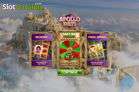 Скрин2. Apollo Pays Megaways слот