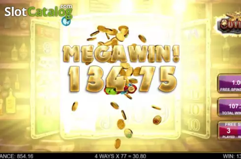 Скрин7. Outlaw (Big Time Gaming) слот