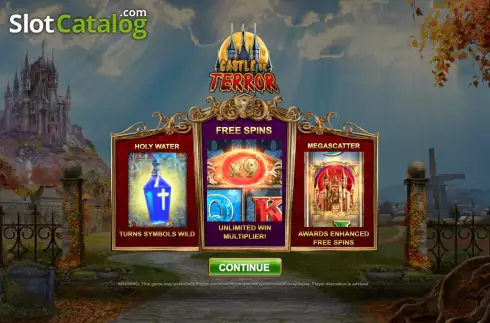 Скрин2. Castle of Terror слот