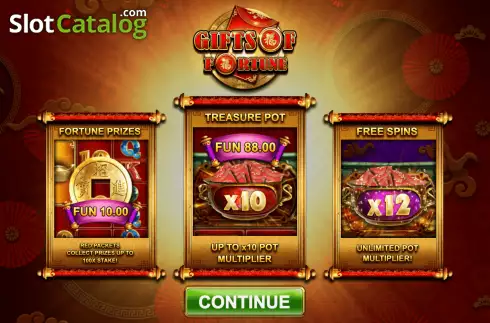 Скрин2. Gifts of Fortune Megaways слот