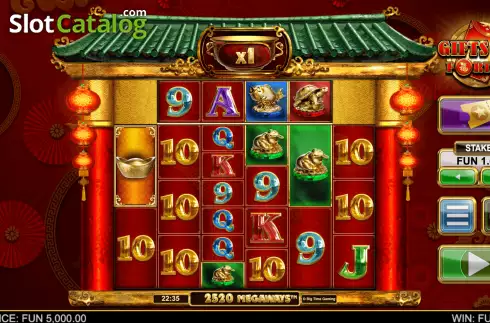 Скрин3. Gifts of Fortune Megaways слот
