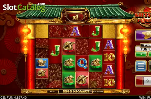 Скрин4. Gifts of Fortune Megaways слот