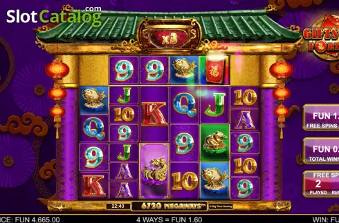 Скрин7. Gifts of Fortune Megaways слот
