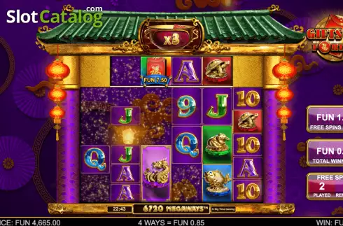 Скрин8. Gifts of Fortune Megaways слот